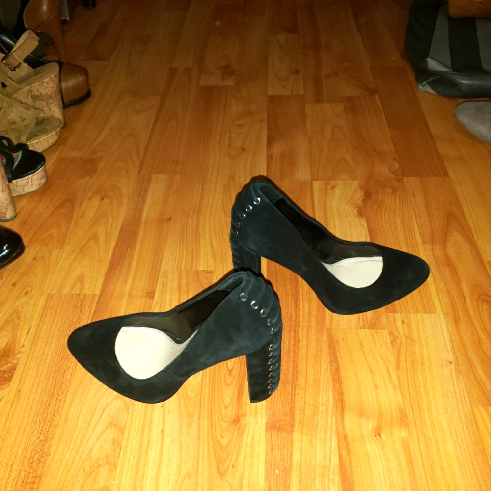 Womens Chunky Heel
